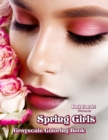 Image for Spring Girls Grayscale Coloring Book