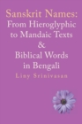 Image for Sanskrit Names : from Hieroglyphic to Mandaic Texts &amp; Biblical Words in Bengali