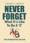 Image for Never Forget What It&#39;S Like to Be a &#39;C&#39;