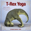 Image for T-Rex Yoga 2024 12 X 12 Wall Calendar