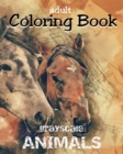 Image for Adult Coloring Book - Grayscale Animals : Animal Kingdom Illustrations for Relaxation