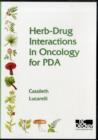 Image for HERB-DRUG INTERACTIONS IN ONCOLOGY FOR PDA (CD-ROM)