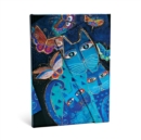 Image for Blue Cats &amp; Butterflies Lined Hardcover Journal