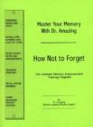 Image for Master Your Memory with Dr. Amazing