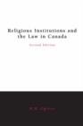 Image for Religious Institutions and the Law