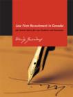 Image for Law Firm Recruitment in Canada : Job Search Advice for Law Students and Associates