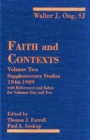 Image for Faith and Contexts : Supplementary Studies (South Florida-Rochester-Saint Louis Studie)