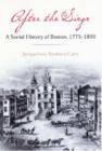 Image for After the Siege  : a social history of Boston, 1775-1800