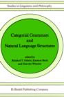 Image for Categorial Grammars and Natural Language Structures