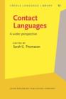 Image for Contact Languages : A wider perspective