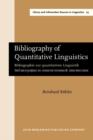 Image for Bibliography of Quantitative Linguistics