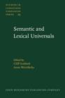 Image for Semantic and Lexical Universals : Theory and empirical findings