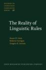 Image for The Reality of Linguistic Rules