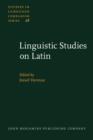 Image for Linguistic Studies on Latin