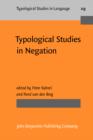 Image for Typological Studies in Negation