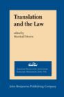 Image for Translation and the Law