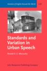 Image for Standards and Variation in Urban Speech