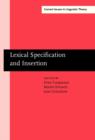 Image for Lexical Specification and Insertion