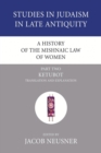 Image for A History of the Mishnaic Law of Women, Part 2