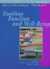 Image for Occupational therapy  : enabling function and well-being