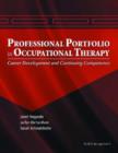 Image for The professional portfolio in occupational therapy  : career development and continuing competence