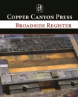 Image for Broadside Register