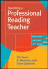 Image for Becoming a Professional Reading Teacher