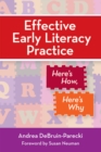 Image for Effective early literacy practice  : here&#39;s how, here&#39;s why