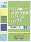 Image for Classroom Assessment Scoring System (CLASS) Manual, K - 3