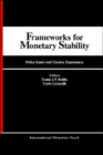 Image for Frameworks for Monetary Stability  Policy Issues and Country Experiences