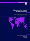 Image for Adjustment for Growth : The African Experience