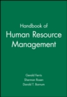 Image for Handbook of Human Resource Management