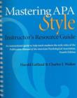 Image for Mastering APA Style