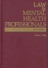 Image for The Law and Mental Health Professionals