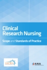 Image for Clinical Research Nursing: Scope and Standards of Practice