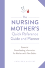 Image for The nursing mother&#39;s quick reference guide and planner  : essential breastfeeding information for mothers with new babies