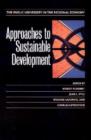 Image for Approaches to Sustainable Development : The Public University in the Regional Economy