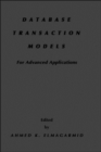 Image for Database Transaction Models for Advanced Applications