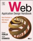 Image for Web application design handbook  : best practices for web-based software