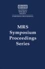 Image for MRS Proceedings Atomic Scale Structure of Interfaces : Volume 159