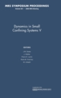 Image for Dynamics in Small Confining Systems V: Volume 651