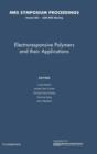 Image for Electroresponsive Polymers and their Applications: Volume 889