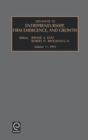 Image for Advances in Entrepreneurship, Firm Emergence and Growth