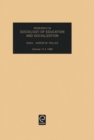 Image for Research in sociology of education and socializationVol. 11