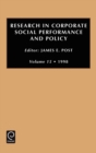 Image for Research in Corporate Social Performance and Policy