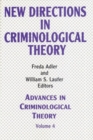 Image for New Directions in Criminological Theory : Volume 4, New Directions in Criminological Theory
