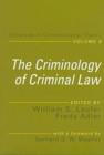 Image for The Criminology of Criminal Law