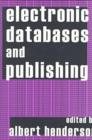Image for Electronic Databases and Publishing