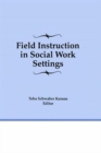 Image for Field Instruction in Social Work Settings