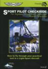 Image for Sport Pilot Checkride : For Airplanes, Weight-shift Control and Powered Parachutes